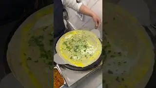 Mixed grains pancake, perfect street food #chinesefood #flavorsofchina #streetfood