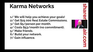 Make $35 000 in commission on luxury home sales in US. Make $5 per person per month on new members.