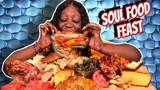 BIG SOUL FOOD SUNDAY COLLAB WITH @hashtagthecannons  TALK ABOUT IT!! | EAT WITH ME | 먹방