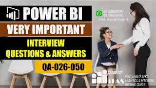 Power BI Important Questions 026-050