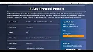 APC (Apeprotocol Token) &ouml;n satışı, listeleleme bilgi ve detayları. (Yeni Token, ADET=0.023 USD)