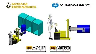Modsim Ergonomics | Chemical Industry : meMOBILE-D-500 Driven Mobile Barrel Handling and Rotating