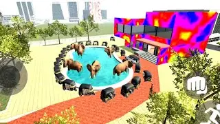 Sabhi Car Auto Ko Hathi Sa Bachana 🥰Indian Bike Driving 3D