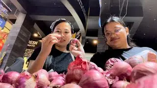 Makan Tengah Hari Di Atas Market Sibu// Beli Buah Empelam & Kek Lapis// Shopping Pakai Duit SKAS