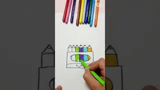 HOW TO DRAW PENCILS C&Oacute;MO DIBUJAR L&Aacute;PICES КАК НАРИСОВАТЬ КАРАНДАШИ