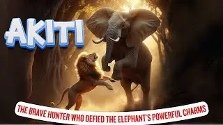 AKITI: The Hunter Who Defied the Elephant's Powerful Charms #africanfolktales  #folklore