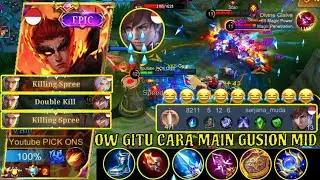 OW GITU CARA MAIN GUSION MID | BUILD TOP 1 GLOBAL VALIR - VALIR BEST BUILD 2022 ~ MOBILE LEGENDS