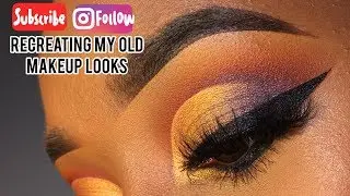 RECREATING MY OLD MAKEUP LOOK | @Xrizztina