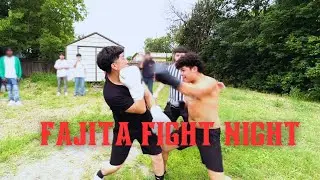 FAJITA FIGHT NIGHT | Isaiah vs Julius | TEXAS BACKYARD BOXING