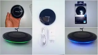 Samsung Galaxy Wireless Charging Pad Unboxing, Review, Set Up, and first Impressions
