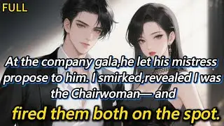 At the company gala,he let his mistress propose to him. I smirked,revealed I was the Chairwoman....