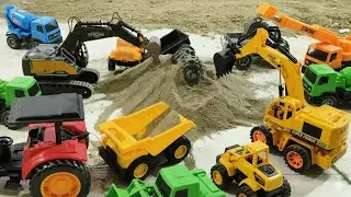 Loader video crane digging video for kids
