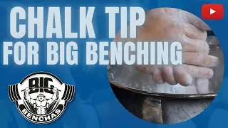 Why you NEED to Chalk Your Hands For The Bench Press!