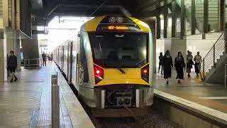 New Zealand/NZ Auckland Trains - Western Line to Waitemata via Newmarket. (24.11.2025)