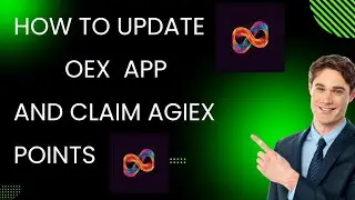 How to update OEX App and claim agiex point #satoshi #openex #airdrop