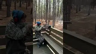Muzzleloader slow motion. Black horn packs a punch! #cva #deerhunting #wtf