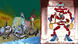 digging holes | Mummy Sandbox and Knight's Try