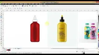How to Create a Realistic Bottle Mockup Template in Coreldraw- Ahsan Sabri