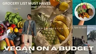 HOW TO SAVE MONEY ON GROCERIES - VEGAN ON A BUDGET, vegan kitchen basics