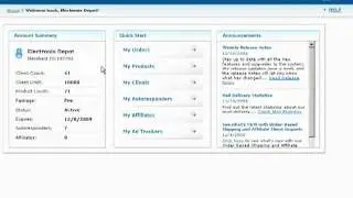 Total Business Cart - Control Panel Overview