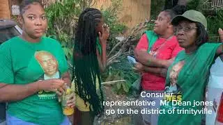breaking news Consular representative  Mr Dean jones go to the district of trinityville