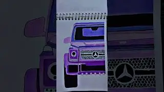 Satisfying G-Wagon Painting: From Sketch to Masterpiece ✨ #painting #art