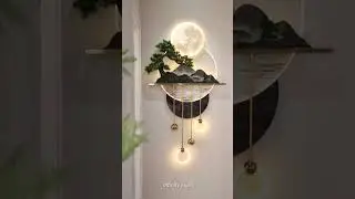 LED Wall Art Light 🌙✨ | Modern 3D Landscape Wall Decor Lamp | Home Interior Design 2025