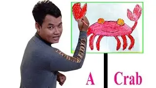 How to draw Step by Step ,How To Draw Crab,How To Draw Crab Step by Step✔️