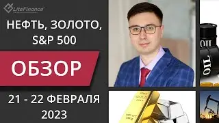 Цена на нефть, золото XAUUSD, фондовый рынок S&P 500. Форекс прогноз на 21 - 22 февраля