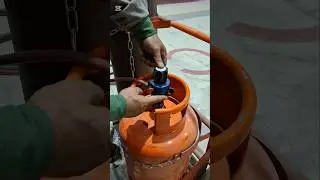 how to remove gas regulator and reinstall #gas #cooking #cookinggas #tips #shorts #short