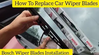 Bosch ECO Wiper Blade Installation | How to Replace Wiper Blades | Complete Process Shown