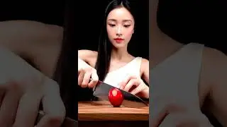 Cắt tỉa quả cherry th&agrave;nh con tr&acirc;u #ngocchaufruits