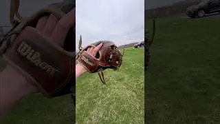 a2000 1787 infield glove pop test 💥💥💥#a2000 #gloves #catch #mlbbaseball #aceball #baseballplayer