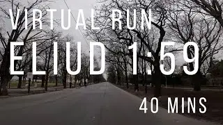 Virtual Run | Eliud Kipchoge INEOS 1:59 | Virtual Running Videos Treadmill Workout Scenery | 4K