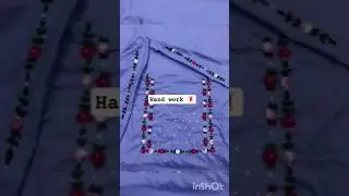 New punjabi suit embroidery #suitdesignforgirls #embroidery #latest #viral #fashion #threadwork#suit