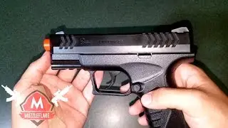Air Gun Review - Umarex Combat Zone Enforcer Airsoft Pistol Review