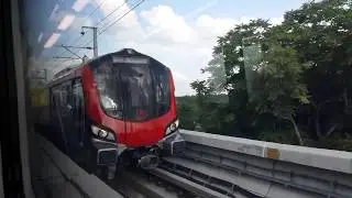 LUCKNOW Metro Journey - Side Scene!Alambagh Metro Station to Lucknow Charbagh