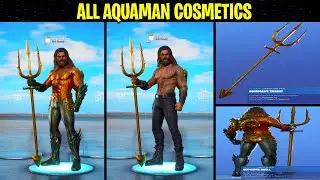 Unlocking Aquaman (Default & Arthur Curry), Aquaman's Trident & Supreme Shell Back Bling in Fortnite
