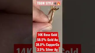 14 Karat Rose Gold Composition of Alloy Compared to Yellow Gold Alloy #jewelry #jewelryappraisal