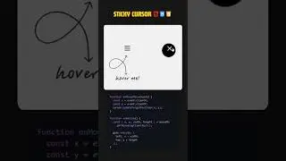 Amazing 🤩 cursor design using HTML CSS JavaScript in webdevelopment 🔙