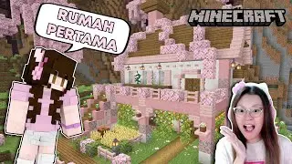 Rumah Pertamaku Serba Warna Pink ?!! [Minecraft Indonesia]
