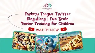 Twisty Tongue Twister Sing-Along | Fun Brain Teaser Training for Children