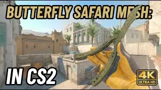 Butterfly Knife Safari Mesh | CS2 Showcase ✨