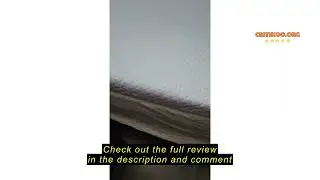 Review Marsail Queen Size Memory Foam Mattress Topper, 3 Inch Cooling Gel Infused Mattress Topper wi