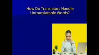 Untranslatable words