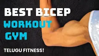 BEST Biceps Workout in Gym | Full Growth Explained | Telugu 💪