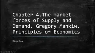 Chapter 4. The market forces of Supply and Demand.