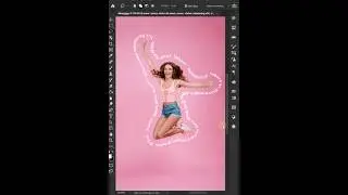 Wrap Text Around the Subject in Photoshop 2021 Tutorial #shorts