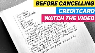 Application For Closing Credit Card