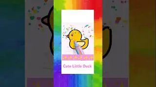 Quick & easy baby duck drawing tutorial! Perfect for beginners 🐤✏️ #DrawingTutorial #ArtForKids